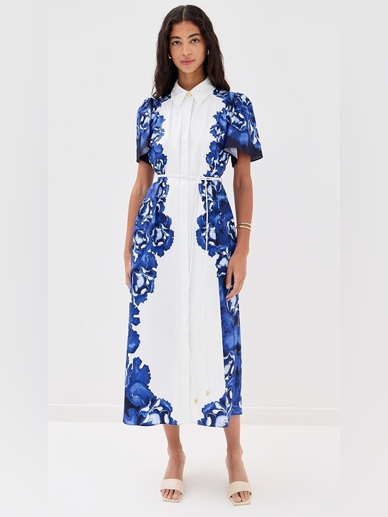 Aje Dresses & Skirts - Aje Fernanda Midi Dress Cobalt Au10/US6